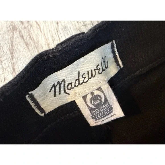 Madewell Perfect Vintage Wide Leg Jean 27 Black DM7541 High Rise Denim Womens - Picture 3 of 14